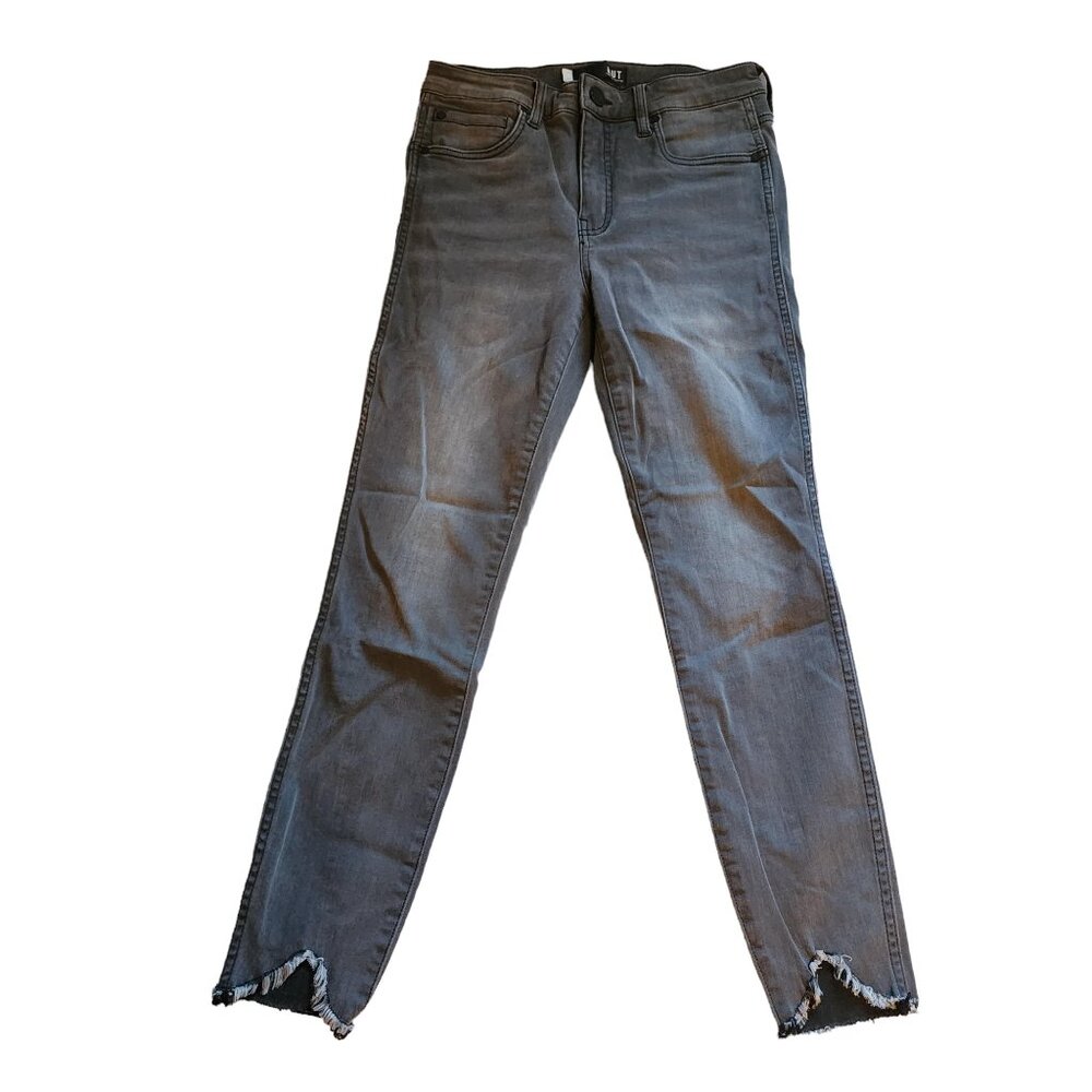 Kut From the Kloth High Rise Connie Fab Ab Ankle Skinny, Size 6 - Picture 4 of 6